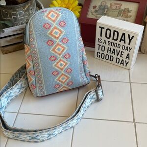 Southwestern Aztec Design Crossbody/Sling